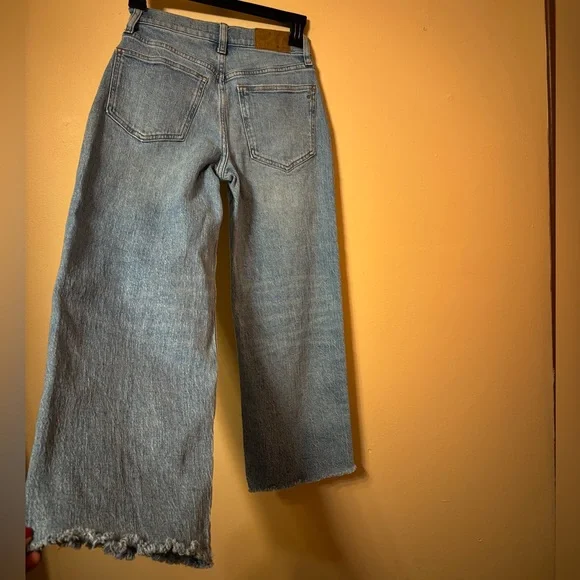 Madewell the perfect vintage wide leg crop Light Blue Jeans - Picture 9 of 10